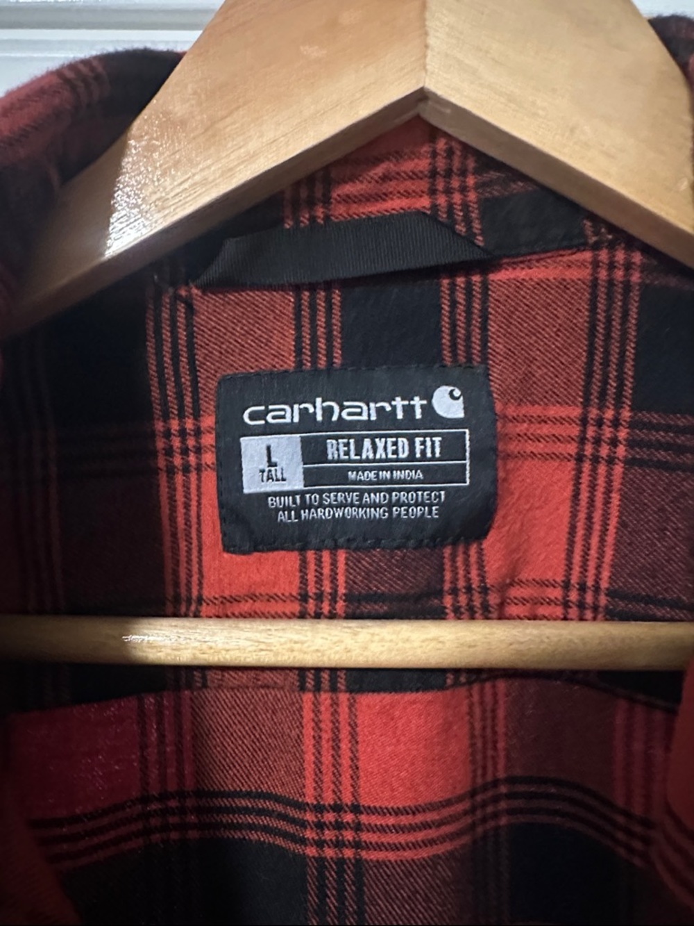 Carhartt Large Tall Flannel - Picture 2 of 4